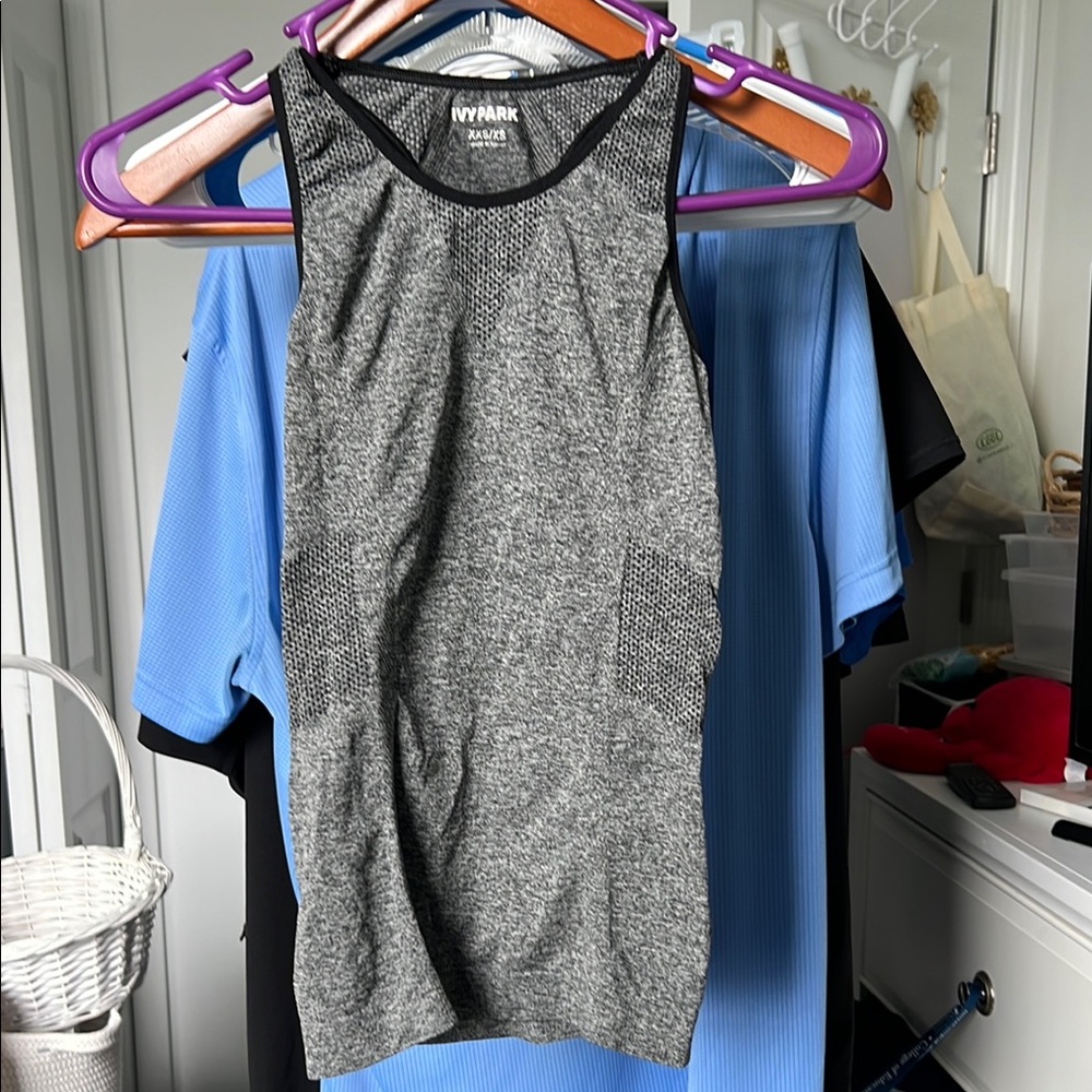 Ivy Park Charcoal Athletic Tank